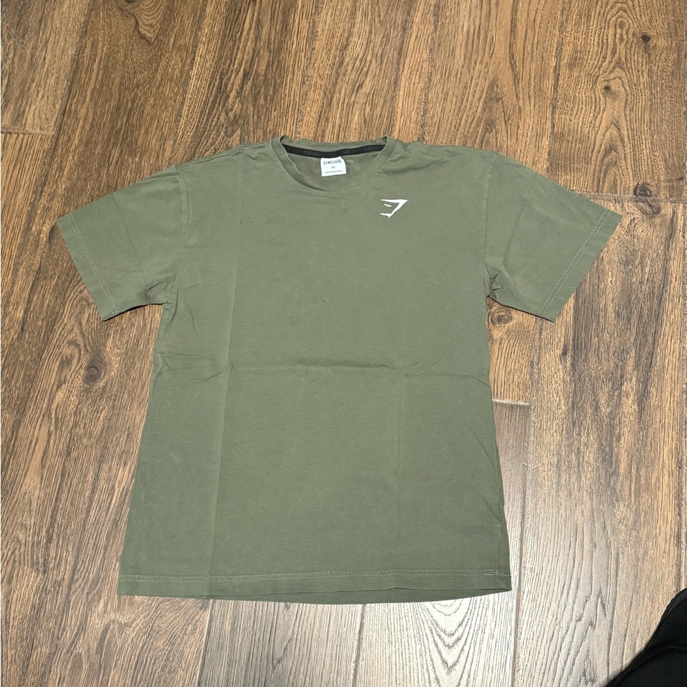 Men’s Gymshark Green Tee with Oversized Fit
